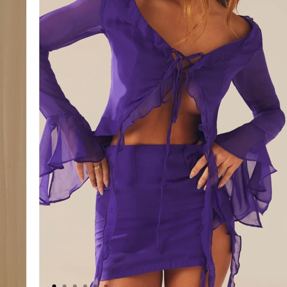 NWT peppermayo violet set